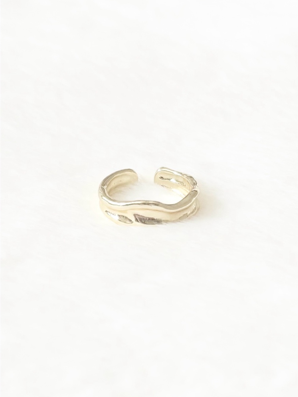 5/$15 🩷 MUST BUNDLE Minimalist Gold Open Wave Ring